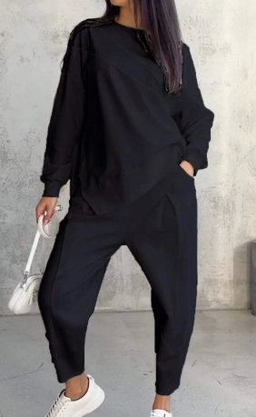 Lotte | Two-piece set with round neck and long sleeves