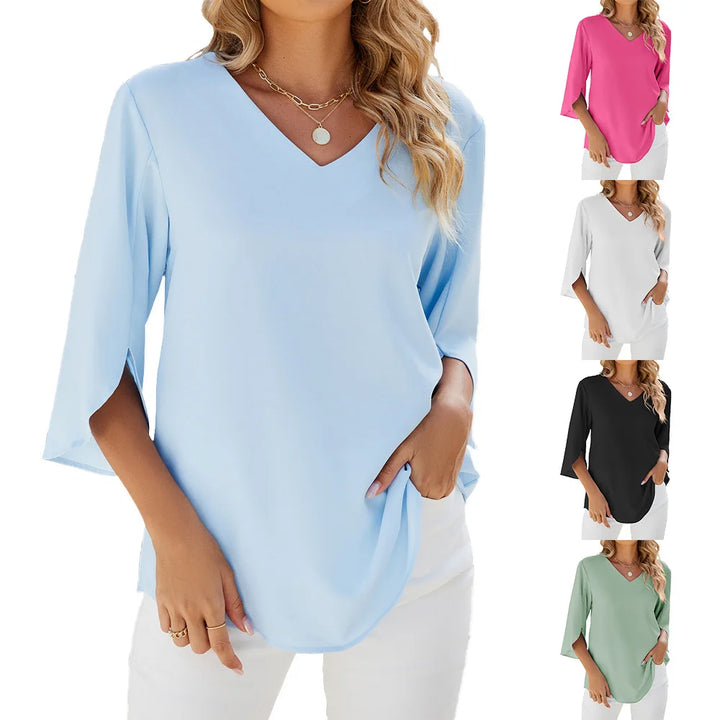 Carmen - V-neck Blouse