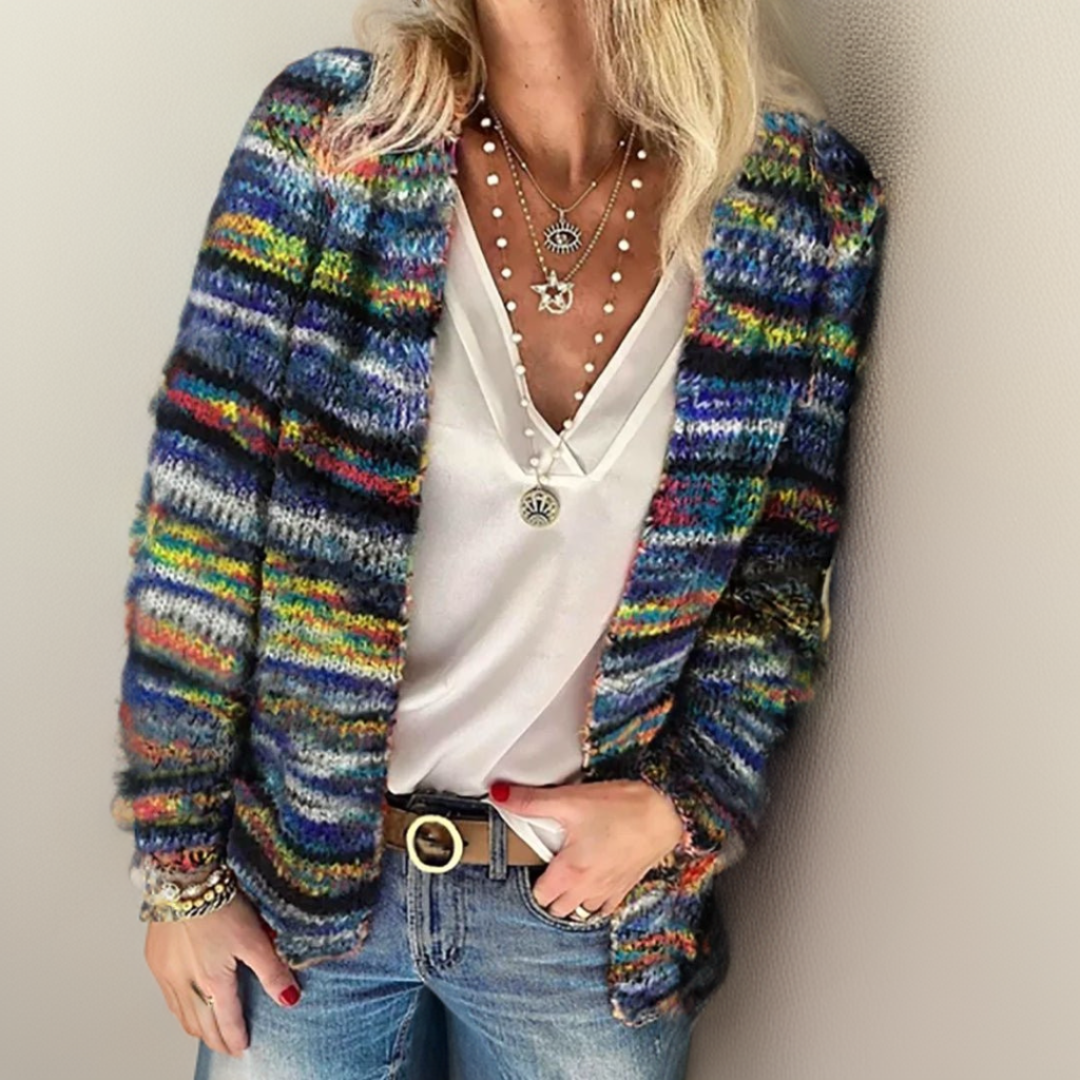 Lili | Colorful and Comfortable Vintage Style Sweater