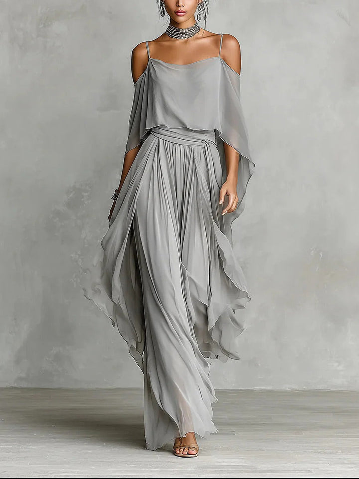 Ivah™ - Off-Shoulder Flowy Set