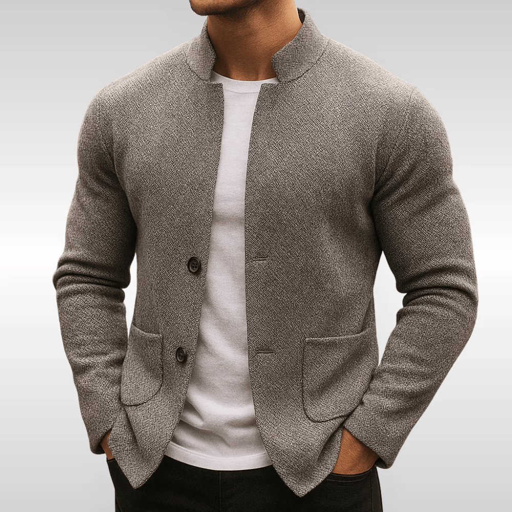 LAURENT MONACO | MEN'S KNITTED TEXTURE WAISTCOAT