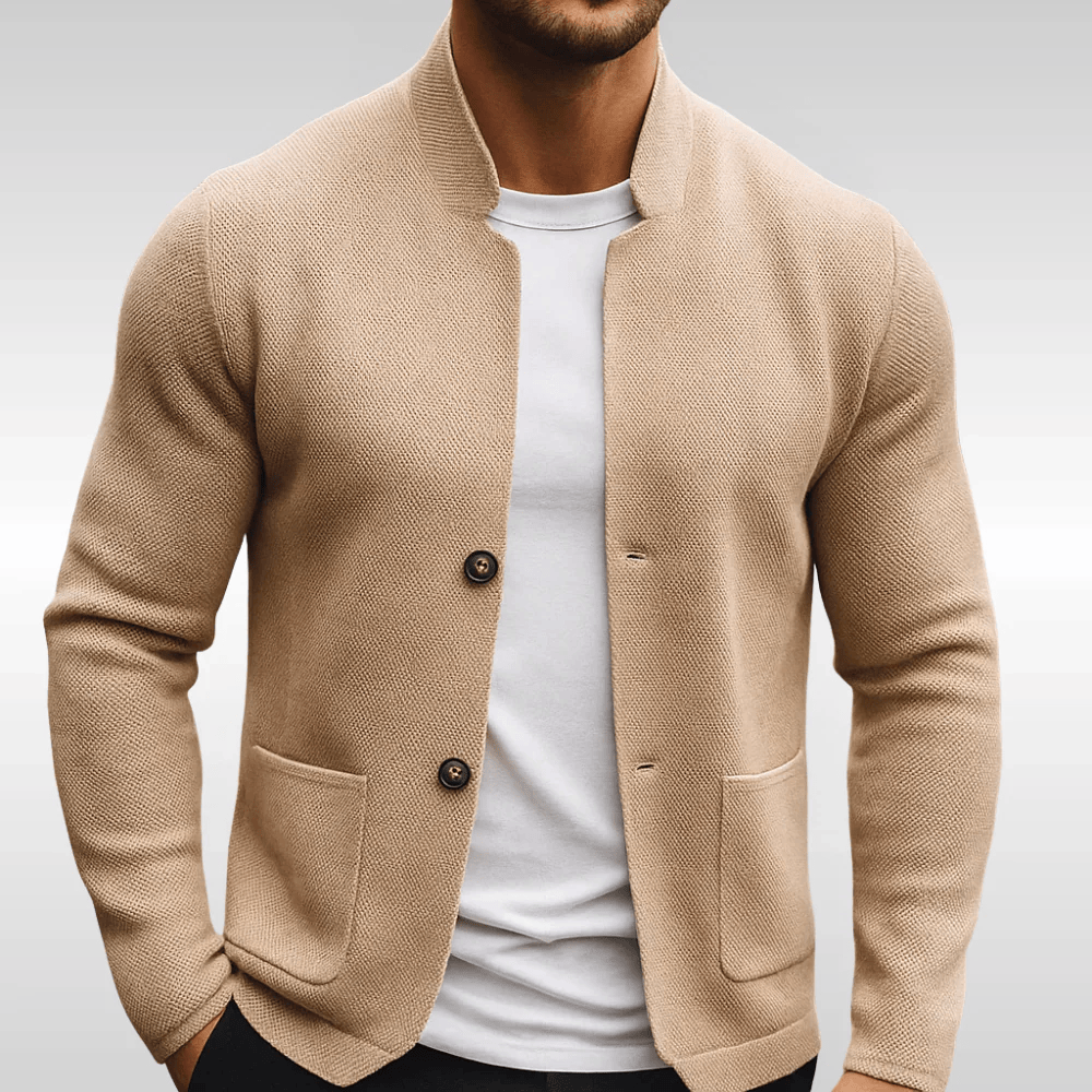 LAURENT MONACO | MEN'S KNITTED TEXTURE WAISTCOAT
