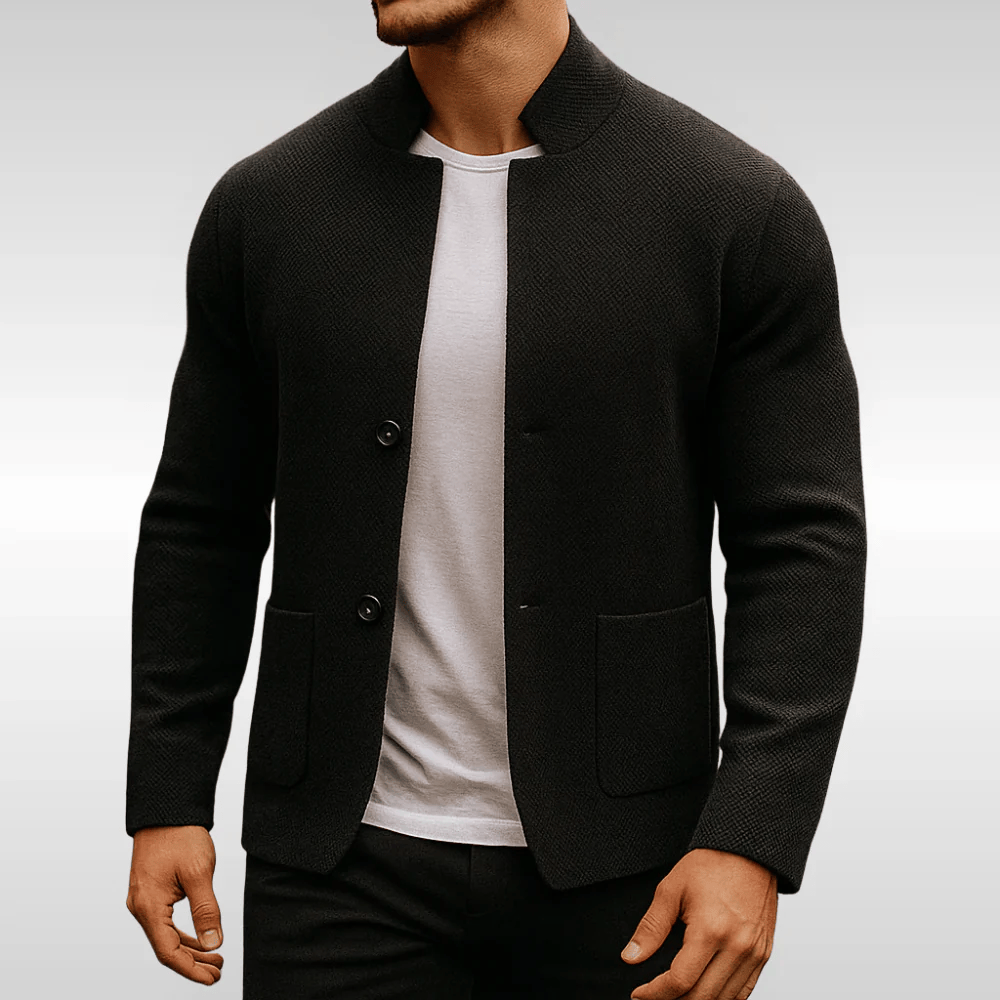 LAURENT MONACO | MEN'S KNITTED TEXTURE WAISTCOAT