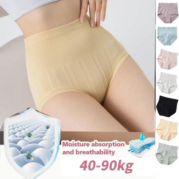 Antibacterial High Waist Tummy Control Underwear