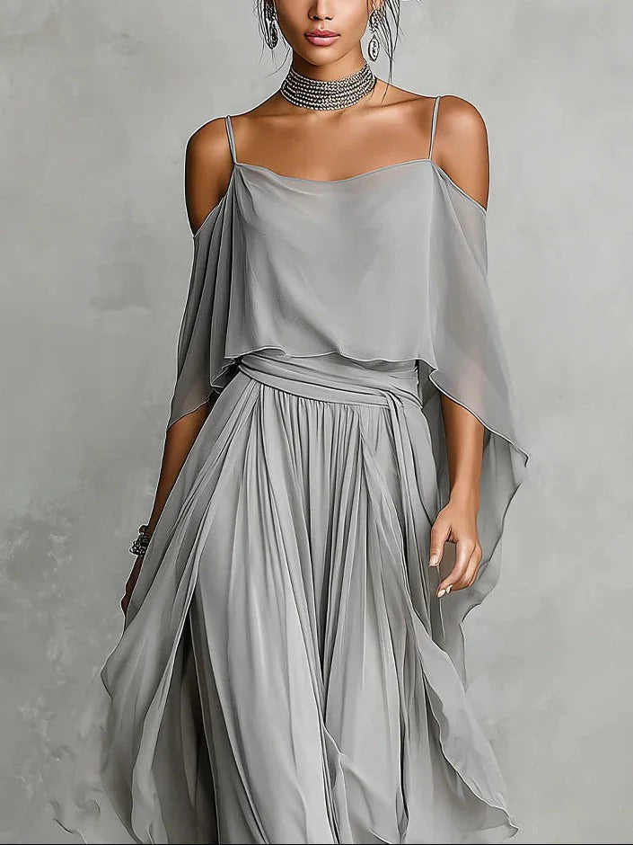Ivah™ - Off-Shoulder Flowy Set