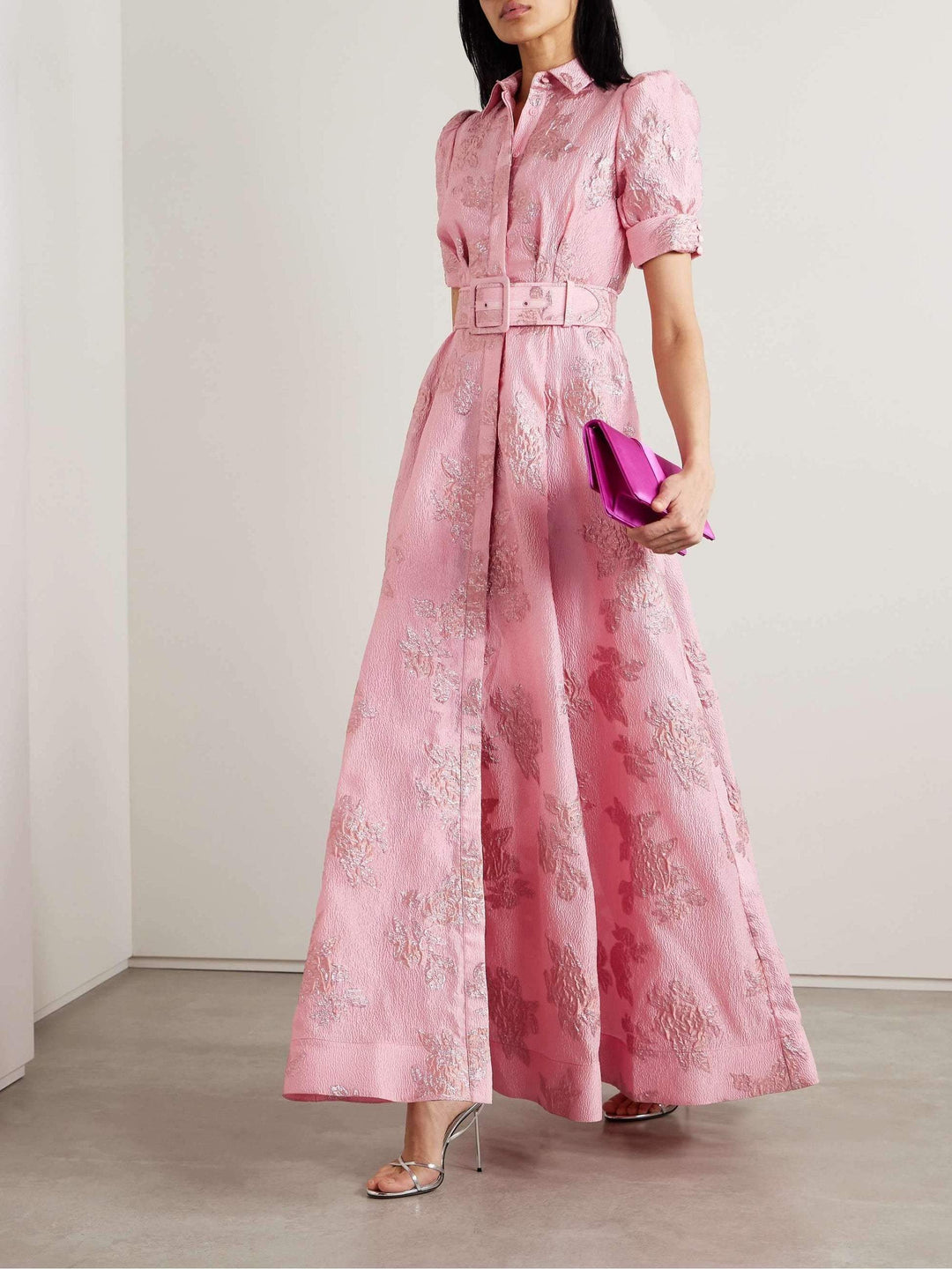 Celina | Dress with Short Puff Sleeves