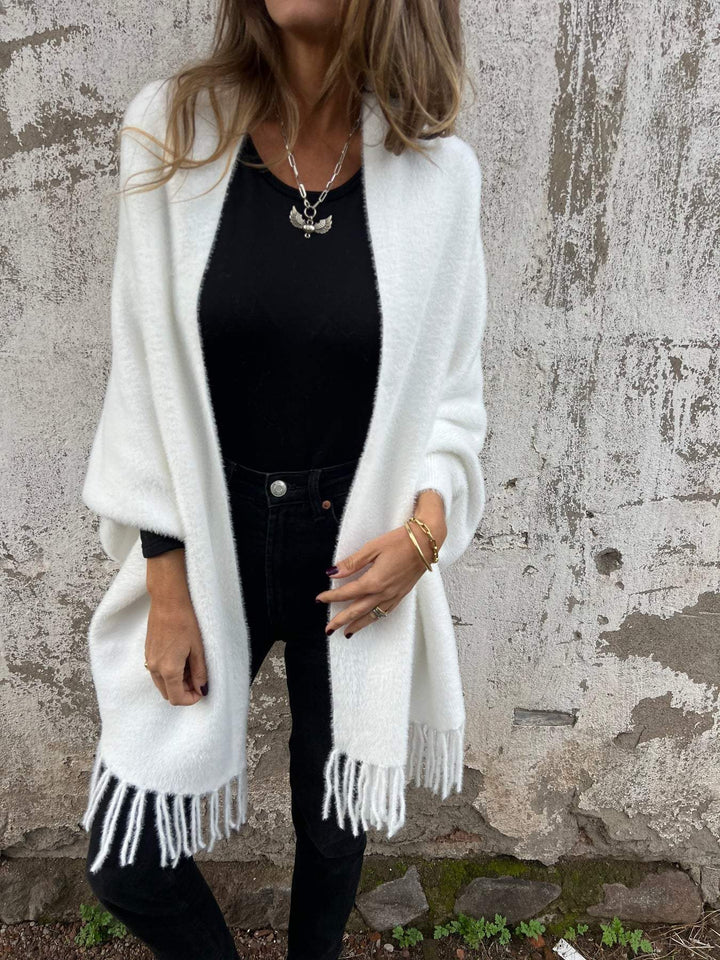 Hannah - Elegant Long-Sleeved Wrap Top
