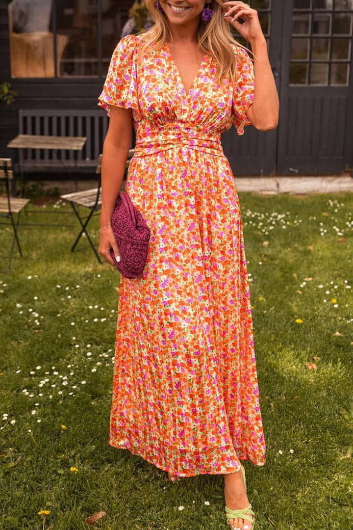 Bianca™ - Elegant V-Neck Maxi Dress