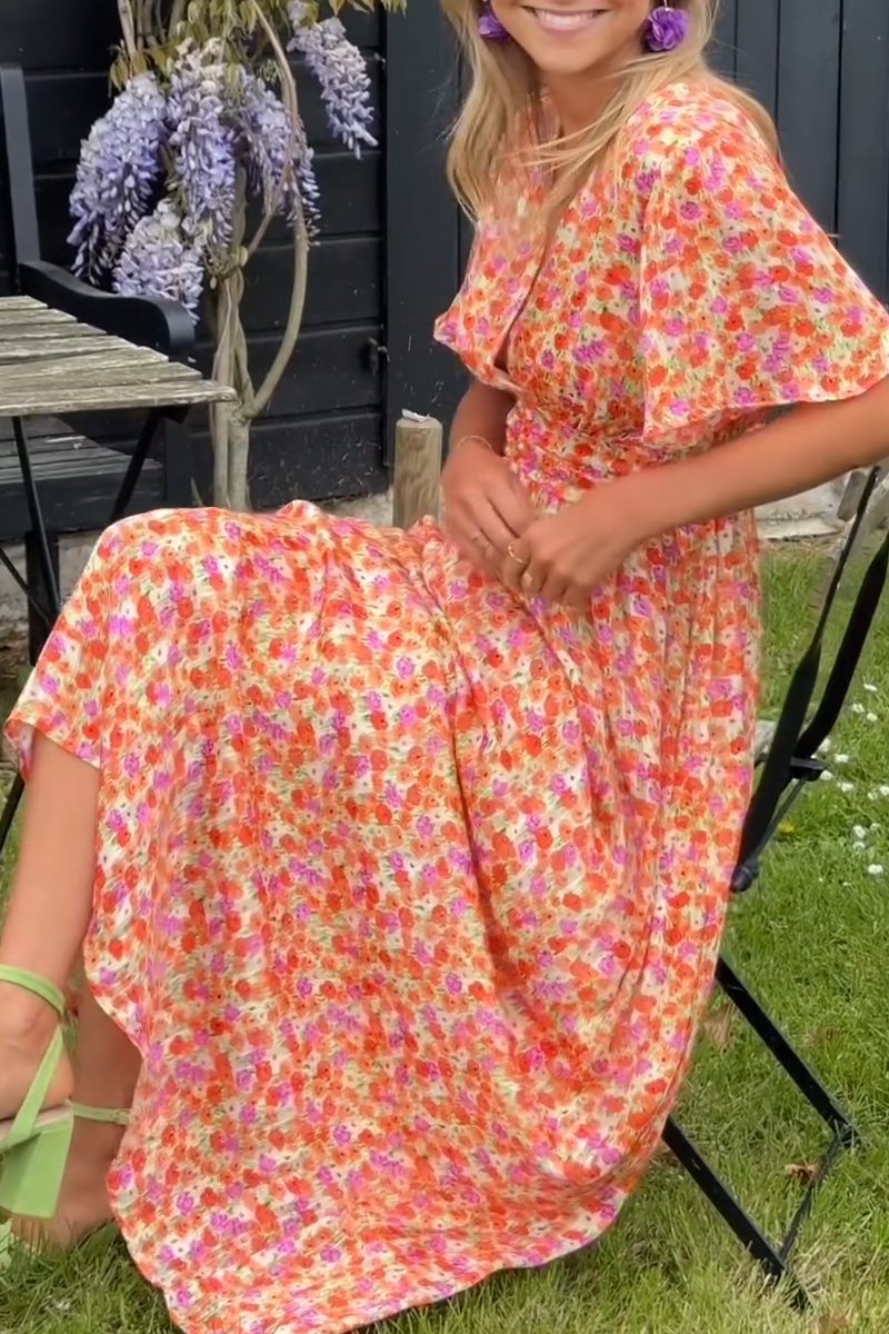 Bianca™ - Elegant V-Neck Maxi Dress