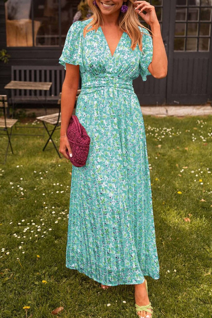 Bianca™ - Elegant V-Neck Maxi Dress