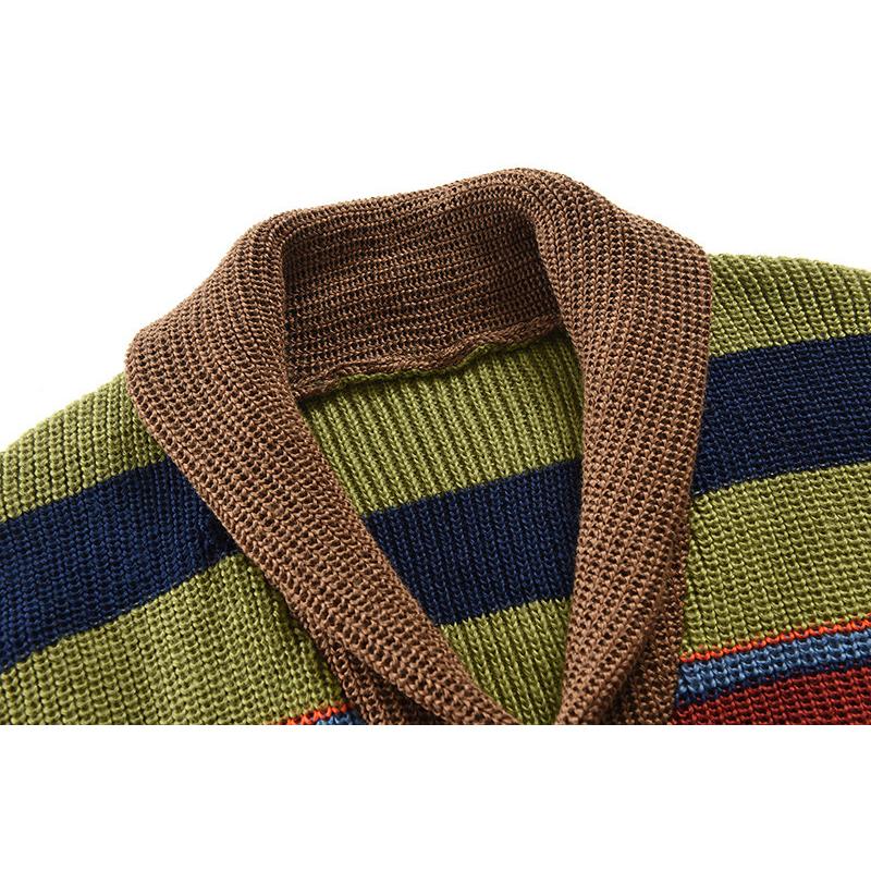 Marcus - Men's Color Block Vest with Lapel Collar