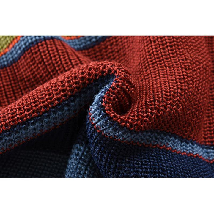 Marcus - Men's Color Block Vest with Lapel Collar