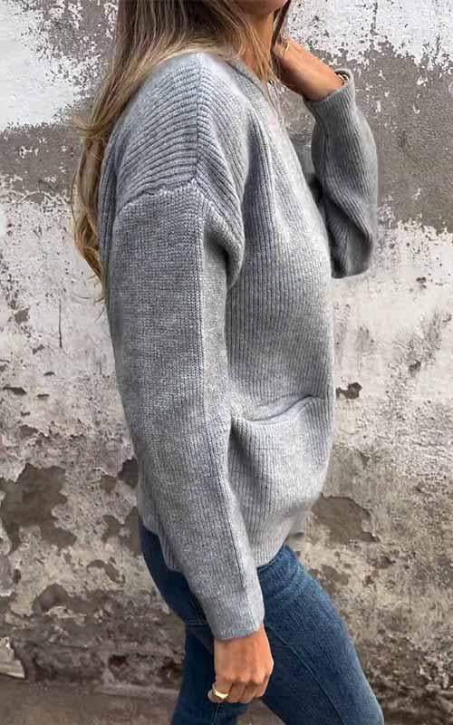 Aurora - Cotton Zipper Cardigan
