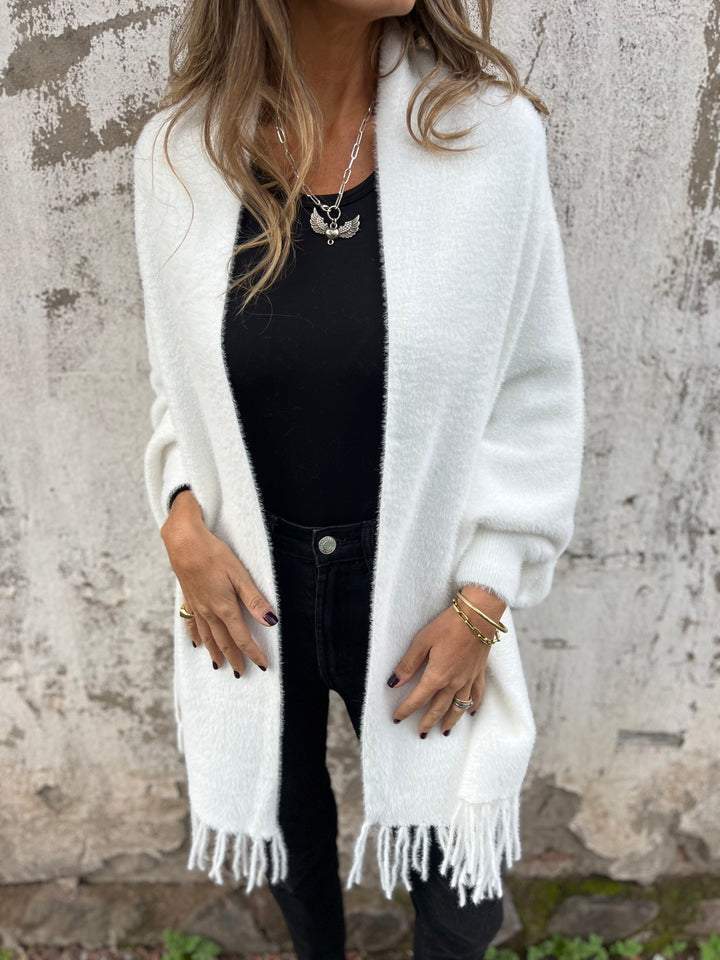 Hannah - Elegant Long-Sleeved Wrap Top