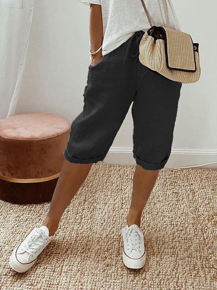 EVA™ - Cotton-Linen Women's Trousers