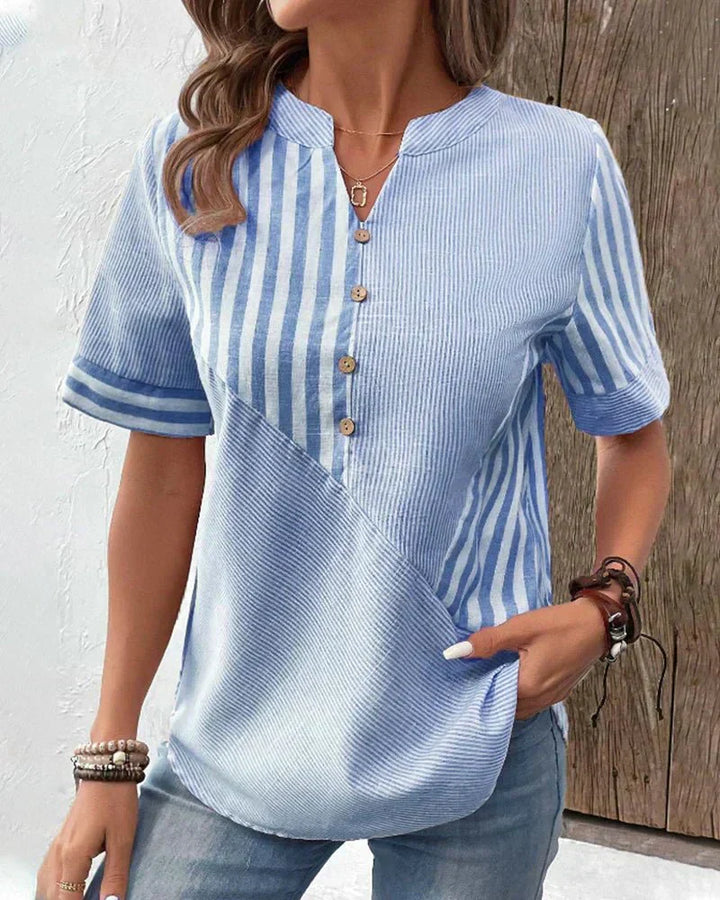 Lilac | Cozy Striped Top