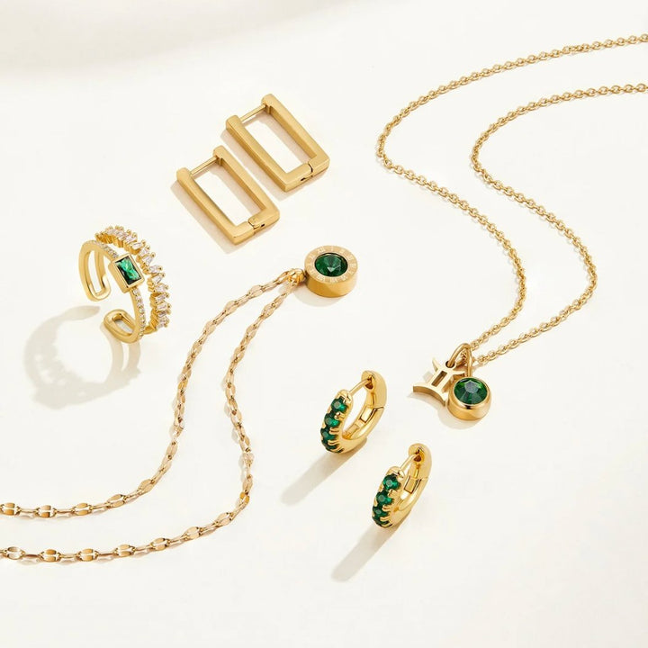 Eugenia - Layered Crystal Ring