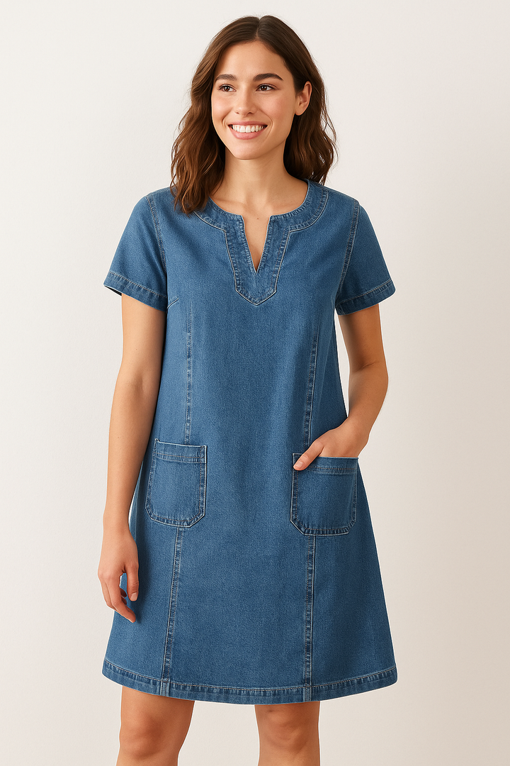 Sofia™ - Soft Denim Dress