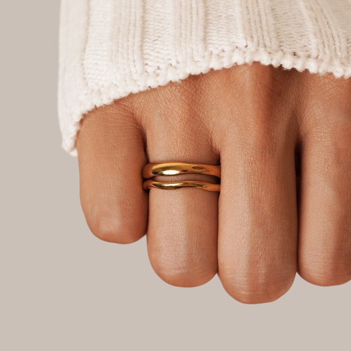 Wave Ring Set