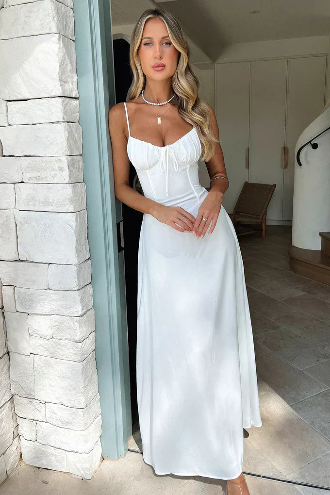 Cambria - Elegant Maxi Dress with Spaghetti Straps