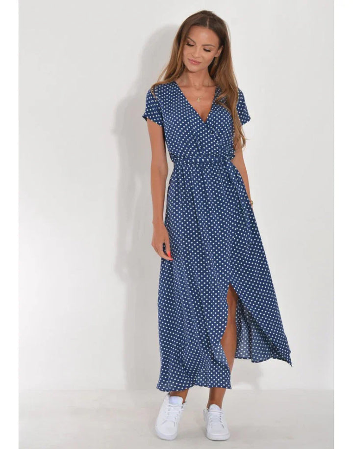 Suzanne - Elegant V-Neck Dress