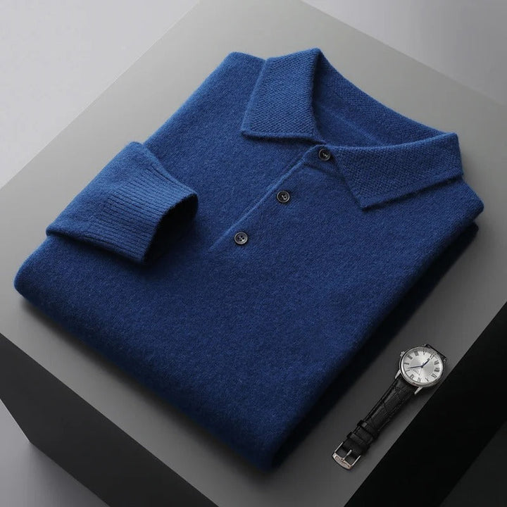 Tobias™ | Cashmere Polo Business Pullover