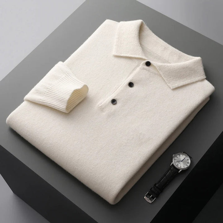 Tobias™ | Cashmere Polo Business Pullover