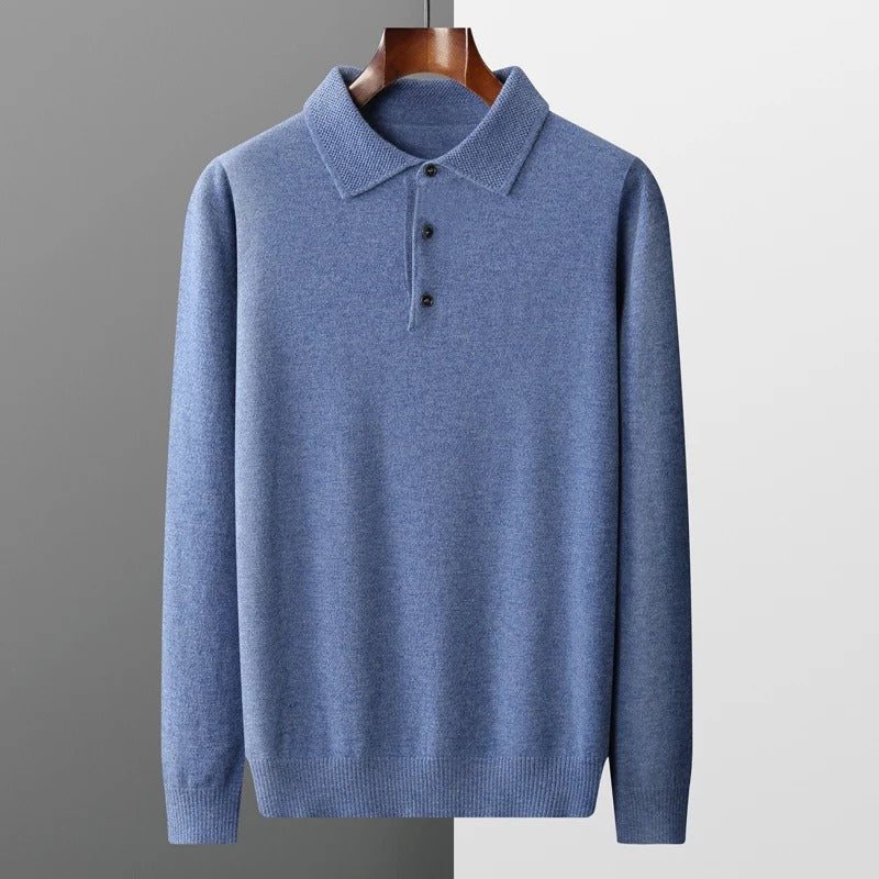 Tobias™ | Cashmere Polo Business Pullover