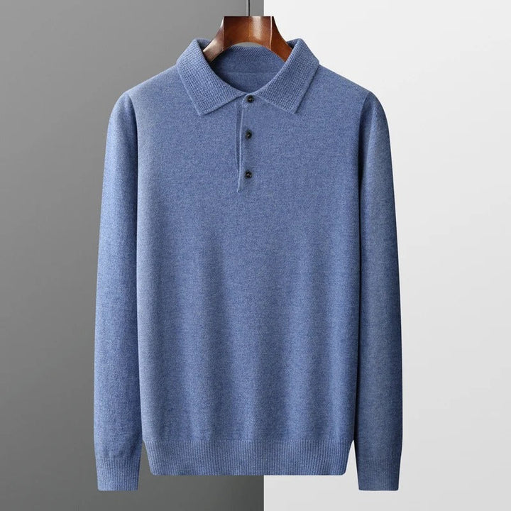 Tobias™ | Cashmere Polo Business Pullover