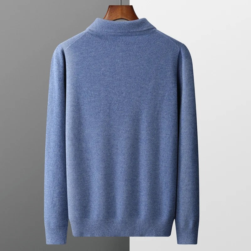 Tobias™ | Cashmere Polo Business Pullover
