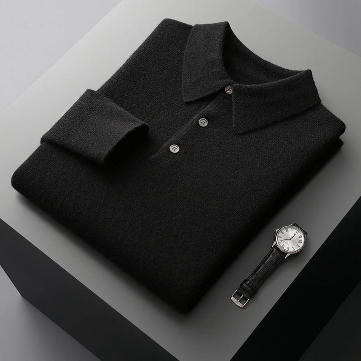 Tobias™ | Cashmere Polo Business Pullover