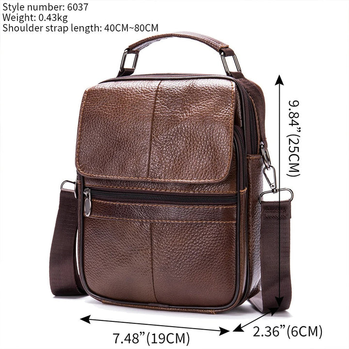 ALESSIO | Leather shoulder bag for everyday
