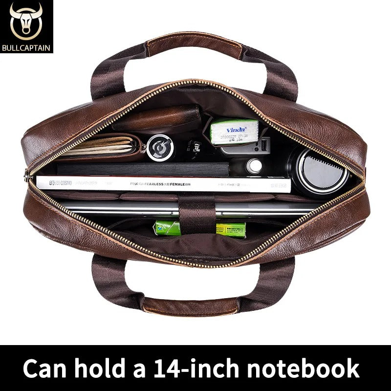 CAPTAIN | Leather Briefcase