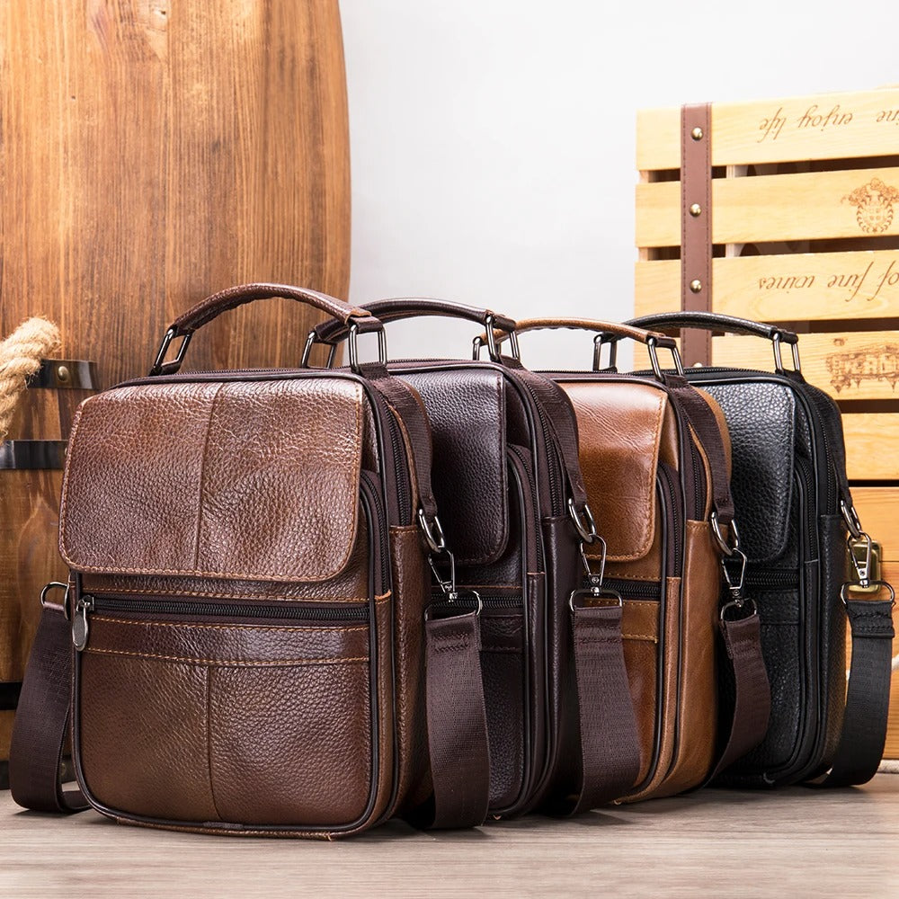 ALESSIO | Leather shoulder bag for everyday
