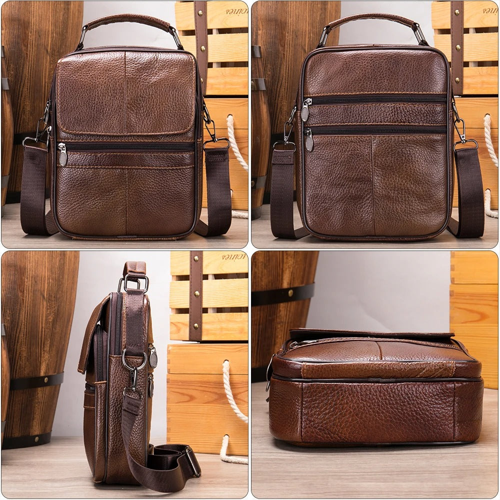 ALESSIO | Leather shoulder bag for everyday