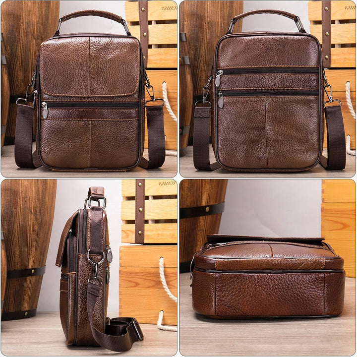 ALESSIO | Leather shoulder bag for everyday