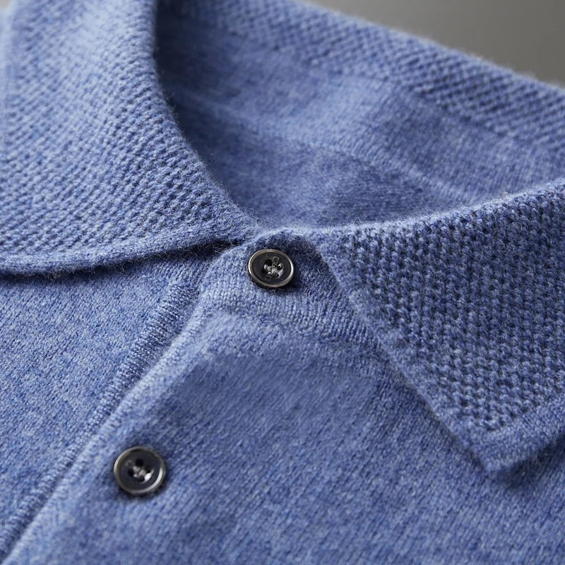 Tobias™ | Cashmere Polo Business Pullover