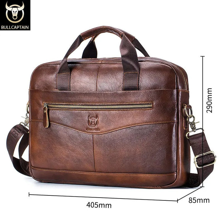 CAPTAIN | Leather Briefcase