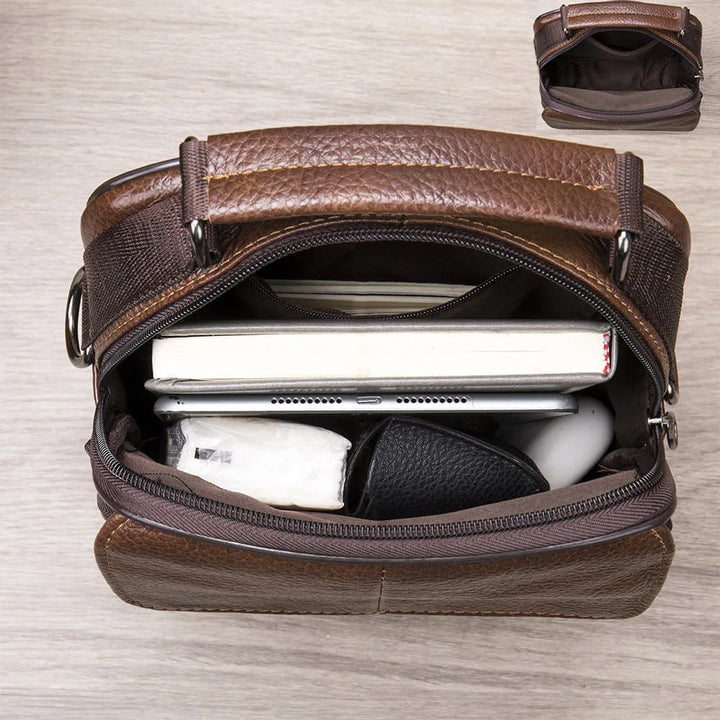 ALESSIO | Leather shoulder bag for everyday