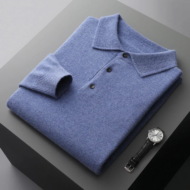 Tobias™ | Cashmere Polo Business Pullover
