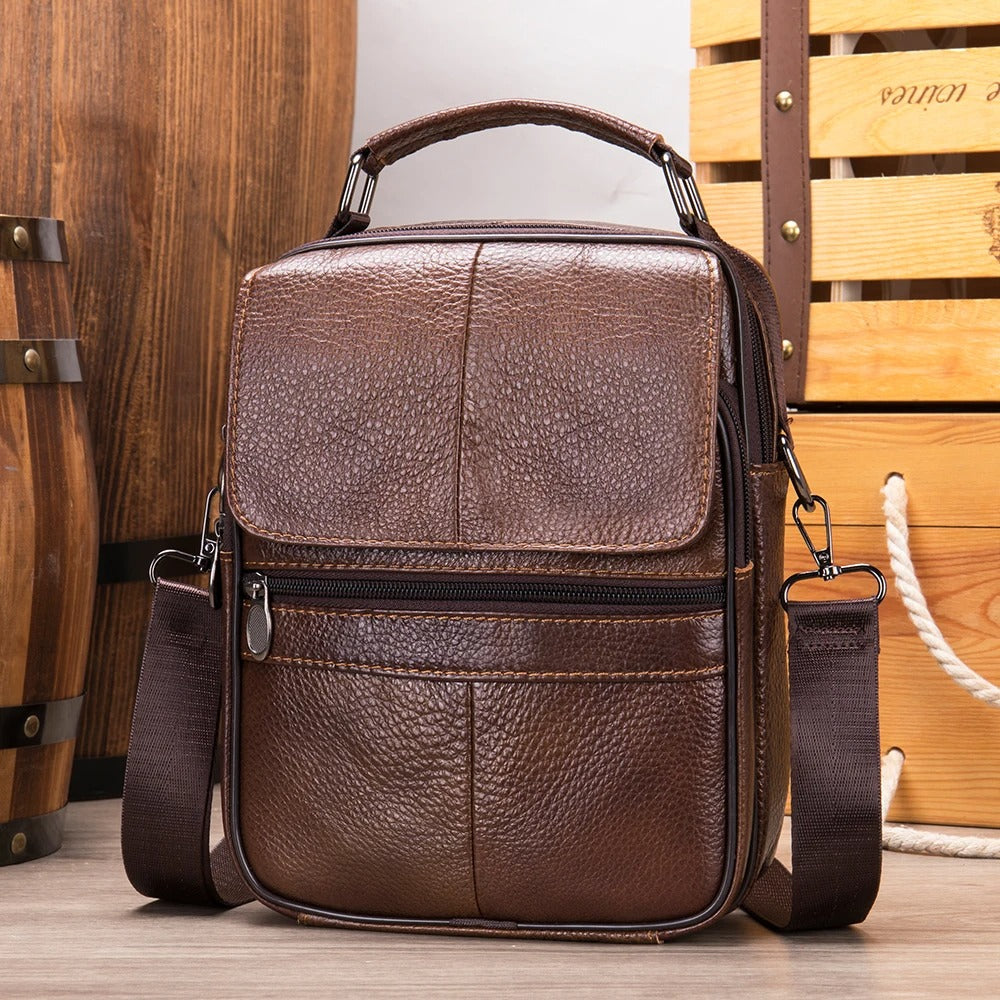 ALESSIO | Leather shoulder bag for everyday
