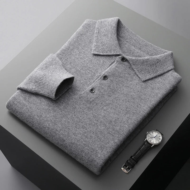 Tobias™ | Cashmere Polo Business Pullover