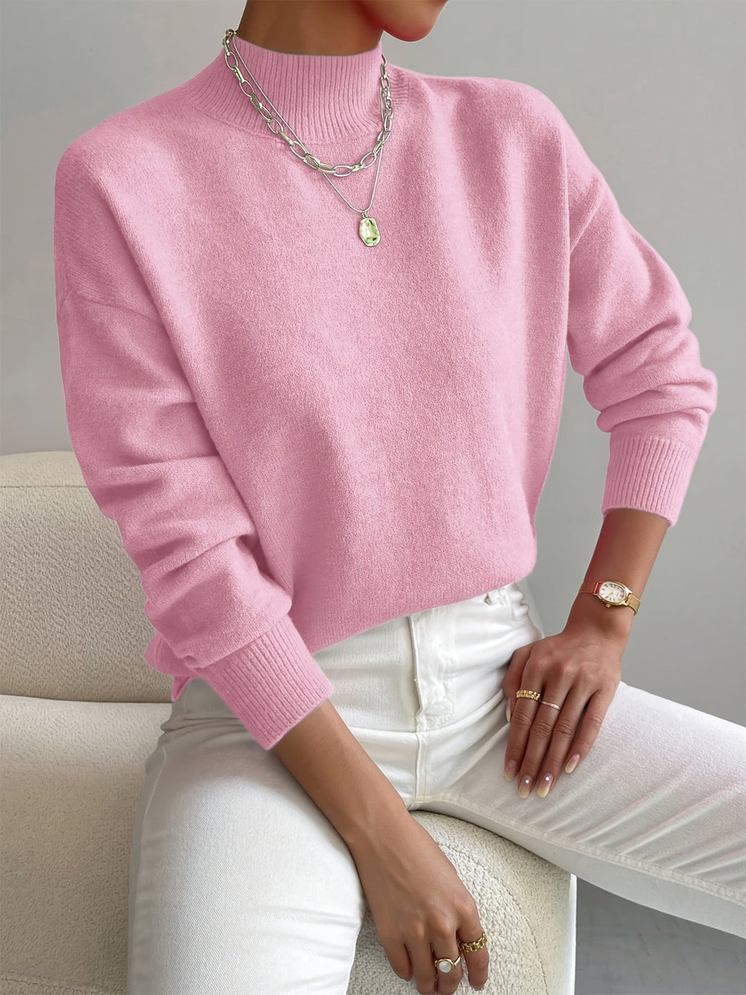 Donna™ – Classic Turtleneck Sweater