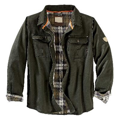 Men’s long-sleeve jacket with buttons and pockets