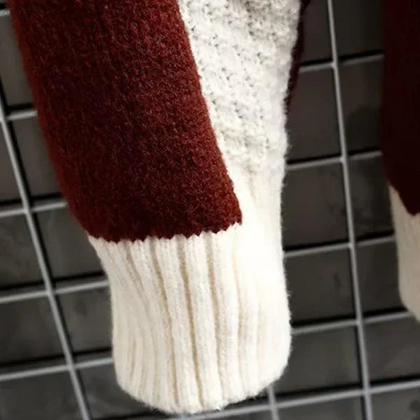 Alice™ - Elegant Patchwork Sweater