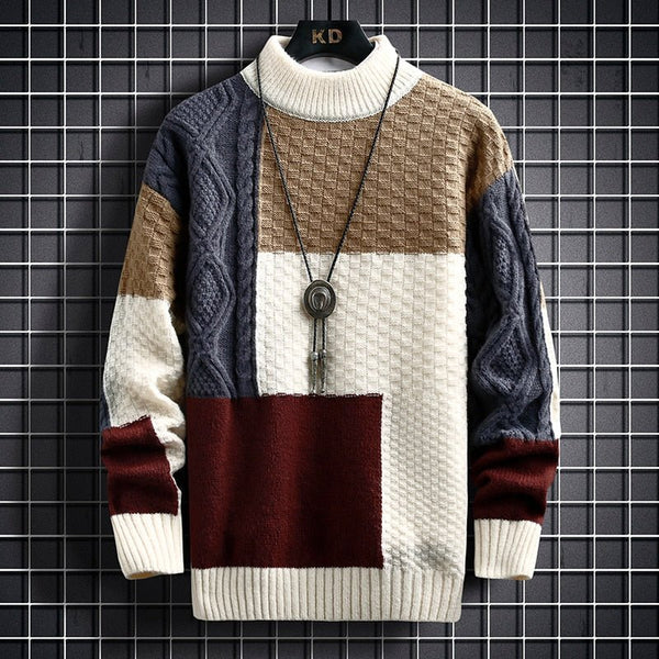 Alice™ - Elegant Patchwork Sweater