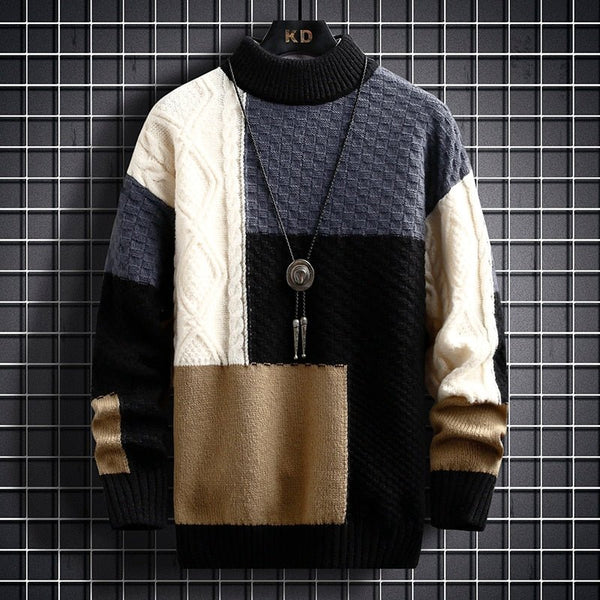 Alice™ - Elegant Patchwork Sweater
