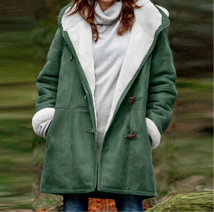 Renza - Long-Sleeved Velvet Coat