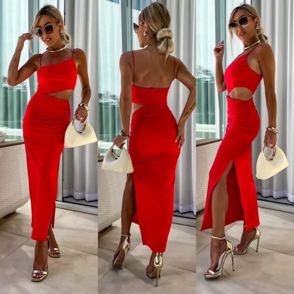 Lucrezia - Sexy Dress with Open Back and Waist