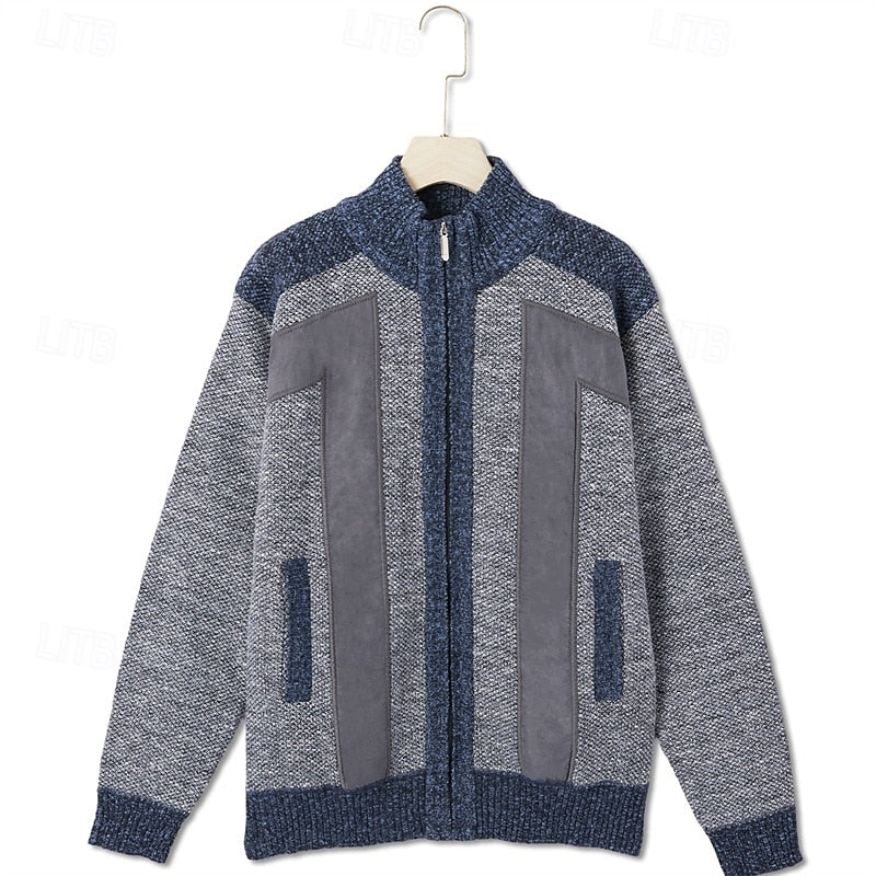 Bryson | Men's long-sleeve cardigan with pockets